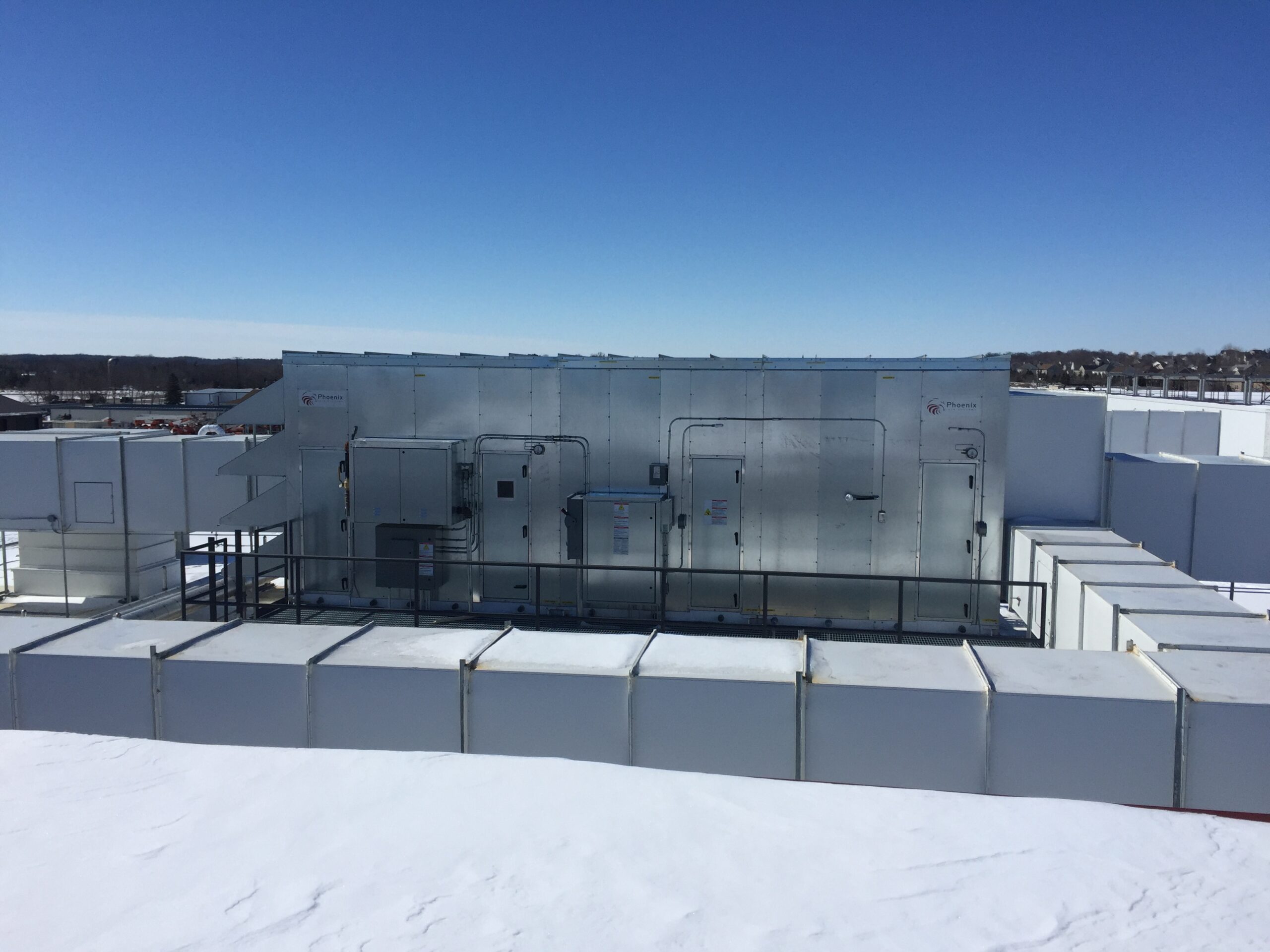 Air Handling Unit on Food Processing Facility